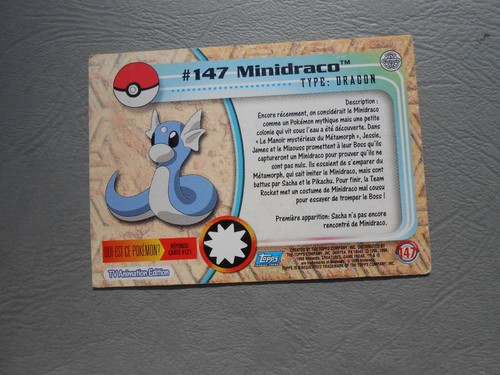 Cartes pokémon - TV animation édition TOPPS - Versions françaises (à l'unité) - Picture 177 of 203