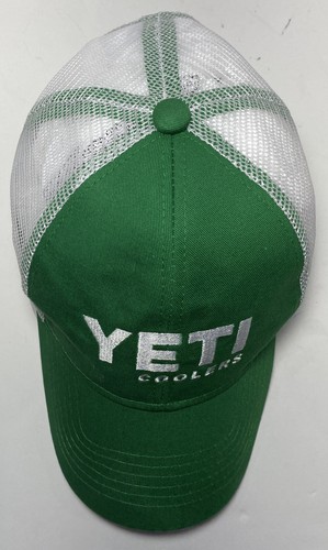 Yeti Coolers Logo Trucker Mütze Cap grün weiß Mesh SnapBack - Bild 5 von 10
