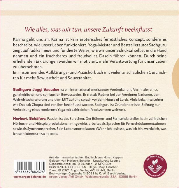 Thumbnail - Karma Sadhguru - Hörbuch