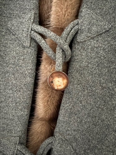 Abrigo Fendi Bristol con visón teñido talla 42/6/mediano - Imagen 9 de 9