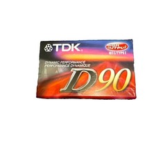 TDK D90 Standard Audio Cassette