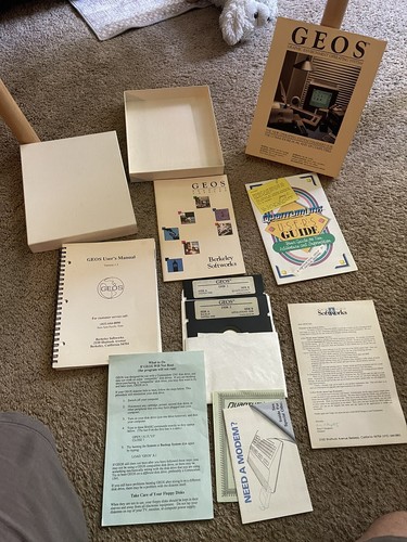GEOS Softwarepaket für Commodore 64/128 Version 1.2 komplett 