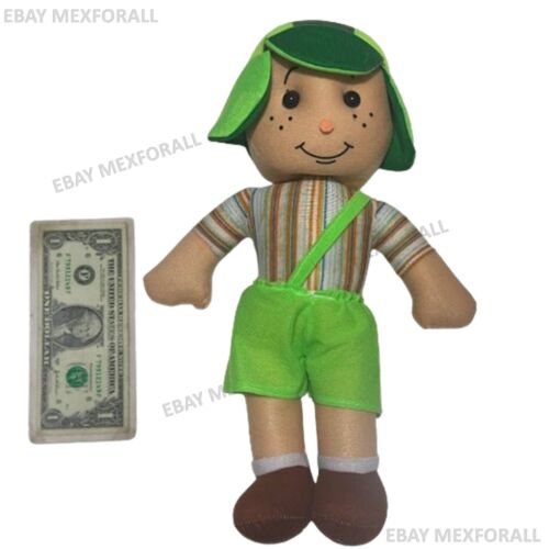 Muñecas de peluche Chavo del 8 Chilindrina Chapulin Colorado juguetes 3 piezas hechas a mano MÉXICO - Imagen 5 de 12