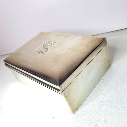 Moneda Plata Humidor Cigarros Caja Finlandia 1916 Lindman 800 Antiguo Finlandés - Imagen 6 de 17