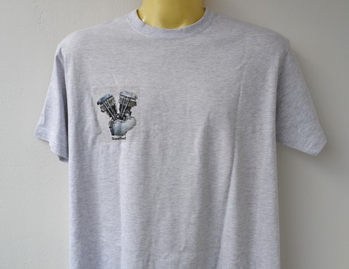 Camiseta Pala con Pala Temprana Motor Biker XL Vintage Old School HD - Imagen 2 de 2