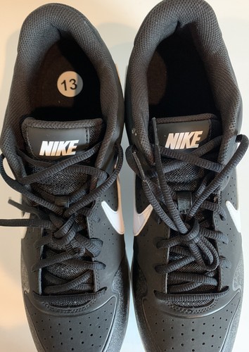 NEW Nike Alpha Huarache Varsity Black Low Metal Baseball Cleats SZ 13 A07960-001 - Picture 7 of 11