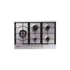 SAMSUNG NA75J3030AS Piano cottura Inox 75 cm 5 fuochi a gas Griglie in ghisa