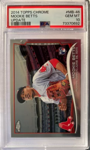2014 TOPPS CHROME UPDATE MOOKIE BETTS RC #MB-MT PSA GEM MINT 10 HOFFER BOUND ?
