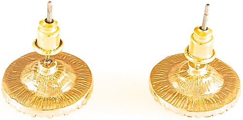 Nuevos pendientes de ónix negro de 10 mm de ancho piedra simulada con diamantes de imitación de cristal - Imagen 4 de 4