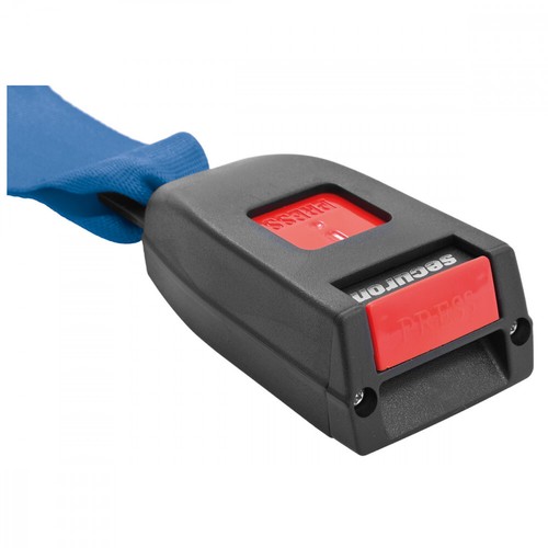 Rear Automatic Seat Belt For Citroen Synergie MPV 1995 Shape Blue - Picture 4 of 8