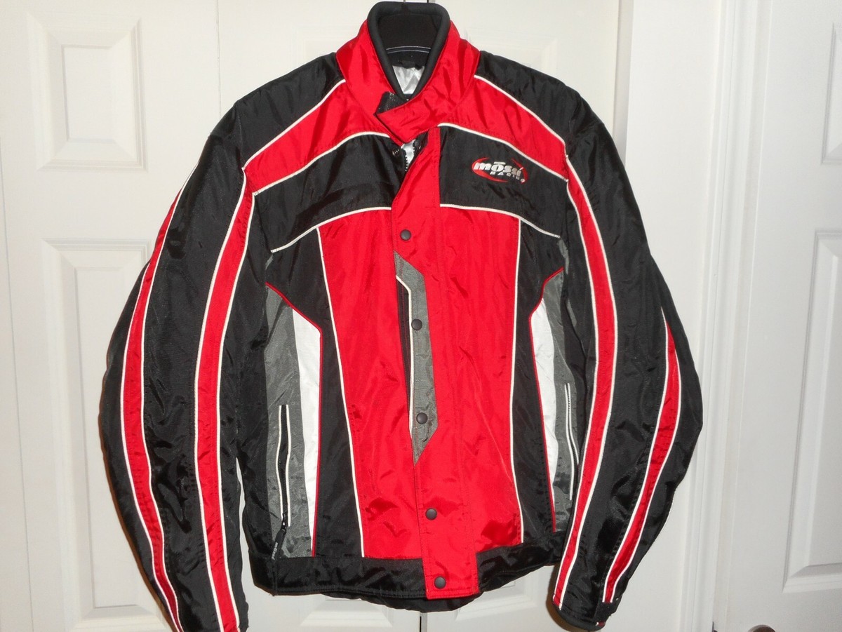 Mossi Motorsports Racing Jacket Insulated Quilted lined Men s Size