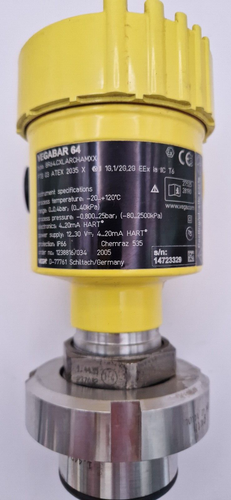 VEGABAR 64 Level sensor / BR64.CXLARCHAMXX in very good condition. VEGA - Foto 2 di 4