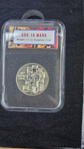 The Fall of the Berlin Wall - Rare East + West Germany Coin And Wall Piece Set - Picture 2 of 9