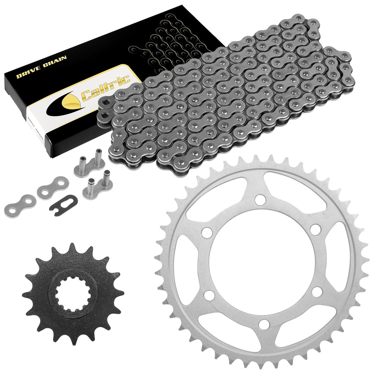 Sprocket Kit Yamaha Caltric Gold O-Ring Drive Chain And