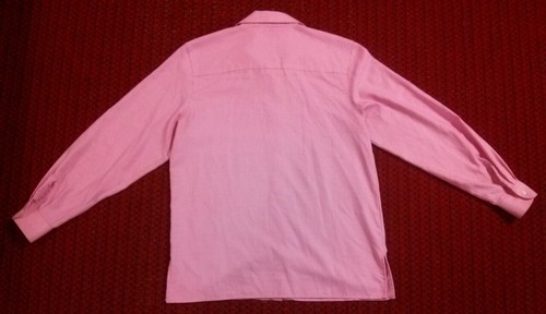 Foxcroft Women Sz 8 Pink & White Cotton Blend Wrinkle Free Button Up Dress Shirt - Picture 2 of 4