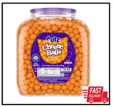 Utz Cheese Balls Baked Cheddar, 36.5 Oz; Fresh New, Fast Free Shipping