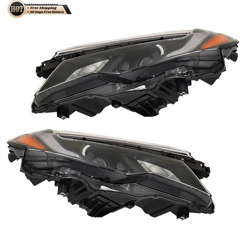 Silscvtt Pair w/LED Low Beam+DRL Headlight For Pilot ELITE 16-18&Passport 19-21 - Picture 5 of 16