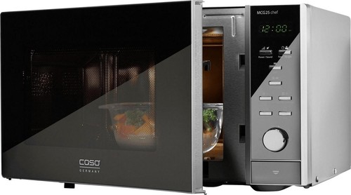 CASO Mikrowelle MCG 25 Chef, 25 L Garraum, 10 Mikrowellenleistungsstufen, 95 min - Bild 2 von 4