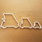 Golf Cart Caddie Car Shape Cookie Cutter Dough Biscuit Pastry Fondant Sharp