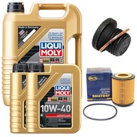 MotoröL Filter Set 10W-40 Liqui Moly 7 Liter + Schraube FüR Audi A6 Avant 3.2