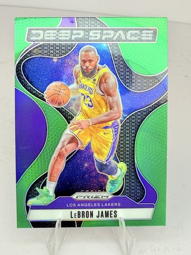2024-25 Panini Prizm - Deep Space LeBron James #5 Green Prizm