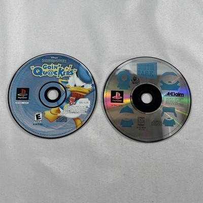 Lot of 2 PS1 Disc Only Video Games: Donald Duck Goin' Quackers & South Park