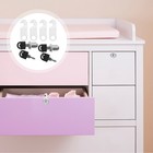 4Pcs Professional Drawer Cam Lock for Mailbox and Cabinet Security