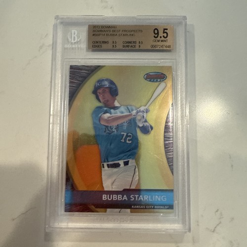 2012 Bowman’s Best Prospects Bubba Starling BGS 9.5 Gem Mint RC - Picture 1 of 1