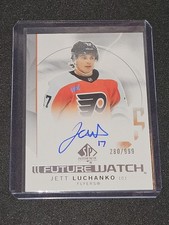 2024-25 UD SP Authentic Jett Luchanko Future Watch Rookie Auto 280/999 Flyers