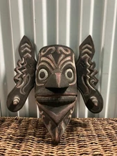 Vintage Borneo tribal mask