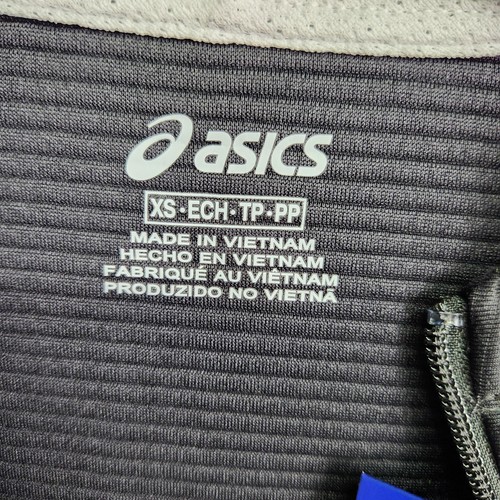 ASICS Thermopolis Fleece TM Hoody Womens XS Black Full Zip Hoodie Jacket New - Picture 8 of 15