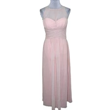 David Tutera Gather & Gown Dress 10 Pink Chiffon Special Occasion Wedding Event
