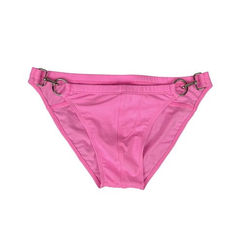 Herren Bademode mit seitlichem Metallverschluss schnelltrocknend sexy niedrige Taille Bikinihose - Bild 11 von 32