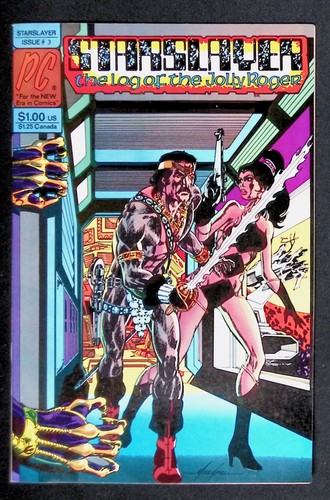 Starslayer #3 Dave Stevens Geschichte & Kunst 1982 Pacific Comics Sehr guter Erhaltungszustand + 8,5