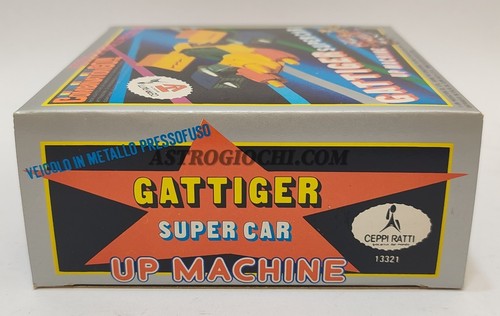 SUPERCAR GATTIGER UP MACHINE CEPPI RATTI DIECAST VINTAGE '70 NEW IN BOX MINT!! - Picture 11 of 11