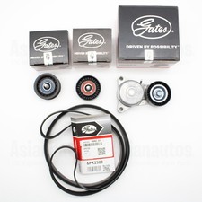 Gates Tensioner Belt Idler Pulleys For Mercedes Benz CLS550 2012-2018 V8 4.7L