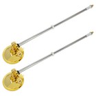  2 Pcs Flag Pole Stands Mounting Base Corrugated Suction Cup Storage Holder Car