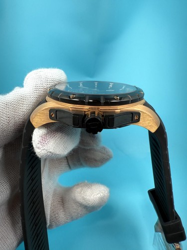 NOA Skandar Ronda Quartz 45mm Stainless Steel Date Black Bronze Watch 3.56 SK3H - Picture 2 of 8