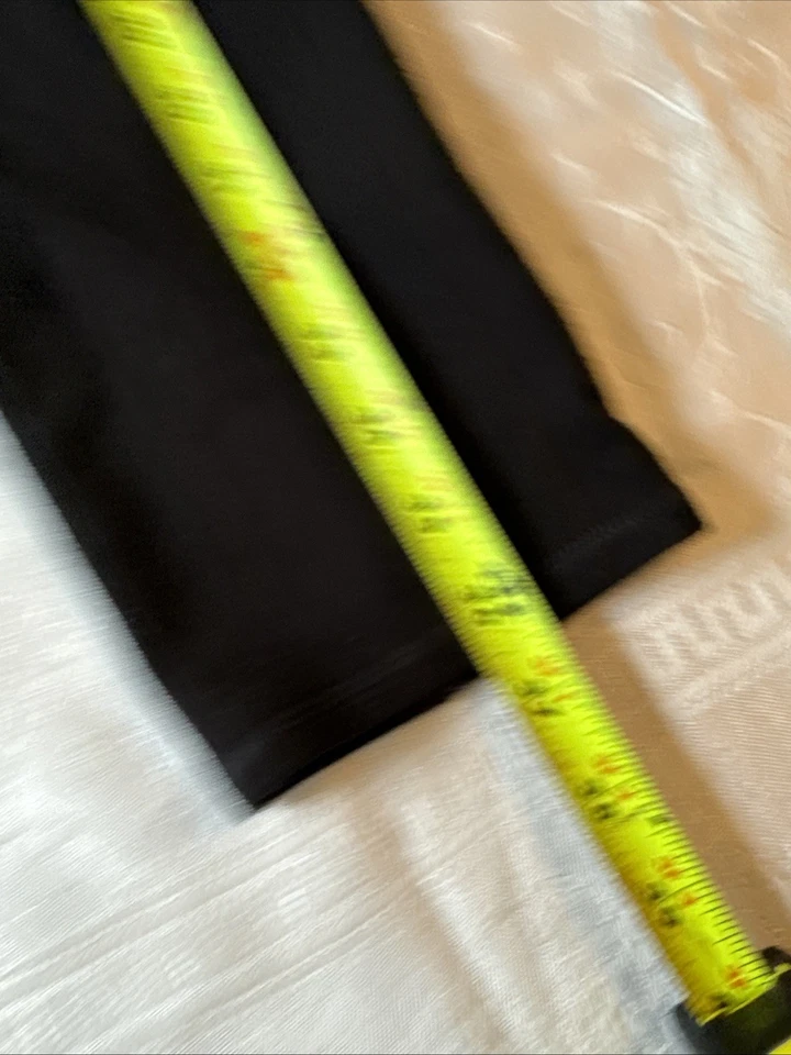 Leggings Nordstrom Rack Feminina Preta Elástica - Plus Size XXL com Costura Traseira - Imagem 3 de 4