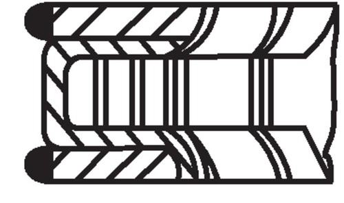 4x PISTON RING KIT 039 RS 10113 0N1 FOR TOYOTA 1KR-FE 1.0L 3cyl YARIS DAIHATSU - Picture 6 of 13