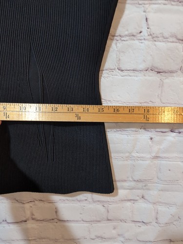 ALEXANDER WANG Black Ribbed Sweater Knit Sleeveless Top Size L Designer Women - Picture 8 of 16