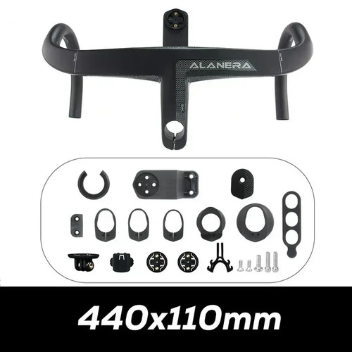 380-440mm Carbon Road Internal Wiring Integrated Handlebar with Comput Holder - Picture 8 of 42