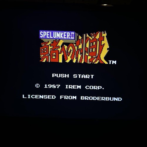 NES Spelunker ll 2 Nintendo Famicom Irem 1987 IF-06 Japanese Version - Picture 2 of 5