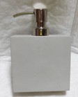 WEST ELM METRO CEMENT SOAP/LOTION DISPENSER - NEW