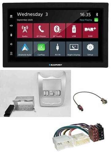 Blaupunkt 2DIN MP3 USB Bluetooth DAB Autoradio für Dacia Sandero Logan Duster ab - Bild 1 von 10