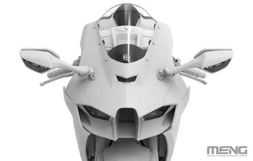 MENG MT-008 1/9 Kawasaki NINJA ZX-10RR Motorcycle Model Kit—w/Metal Fork Part - Picture 8 of 10