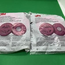 2 Pack 3M 2097 P100 Particulate Filter with Organic Vapor Relief (READ) Sealed