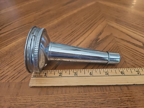 Vintage Chrome Oil Spout Fits Glass Mason Jar c. 1930's (Lot A) - Picture 6 of 6