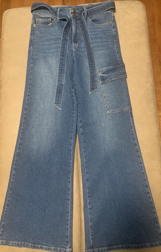 Sofia Vergara Jeans Women Margot Wide Leg Super High Rise Stretch Jean Size 10 - Picture 3 of 11