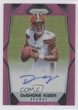 2017 Panini Prizm Rookie Auto Pink Prizm Deshone Kizer #RA-DKZ Auto RC